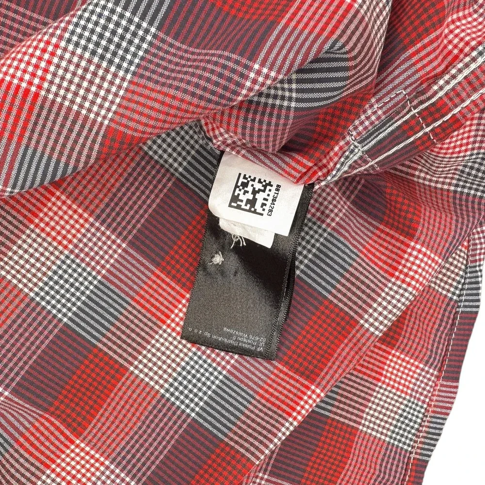 The North Face Men's XL Monanock Casual Button Up‎ Shirt Mens Red Plaid Gorpcore